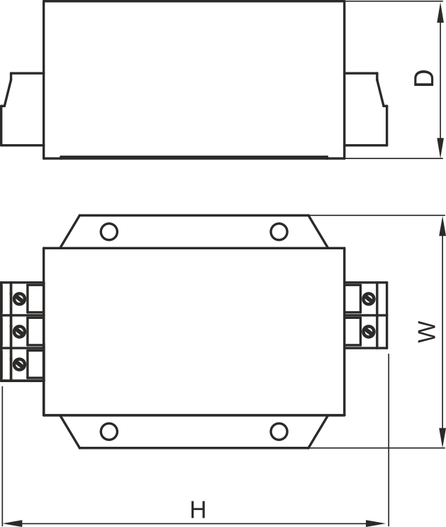 FIN40 EMI/RFI Single Phase Filter | Enerdoor | EMI Filters FIN40 EMI/RFI Single Phase Filter | Enerdoor | EMI Filters
