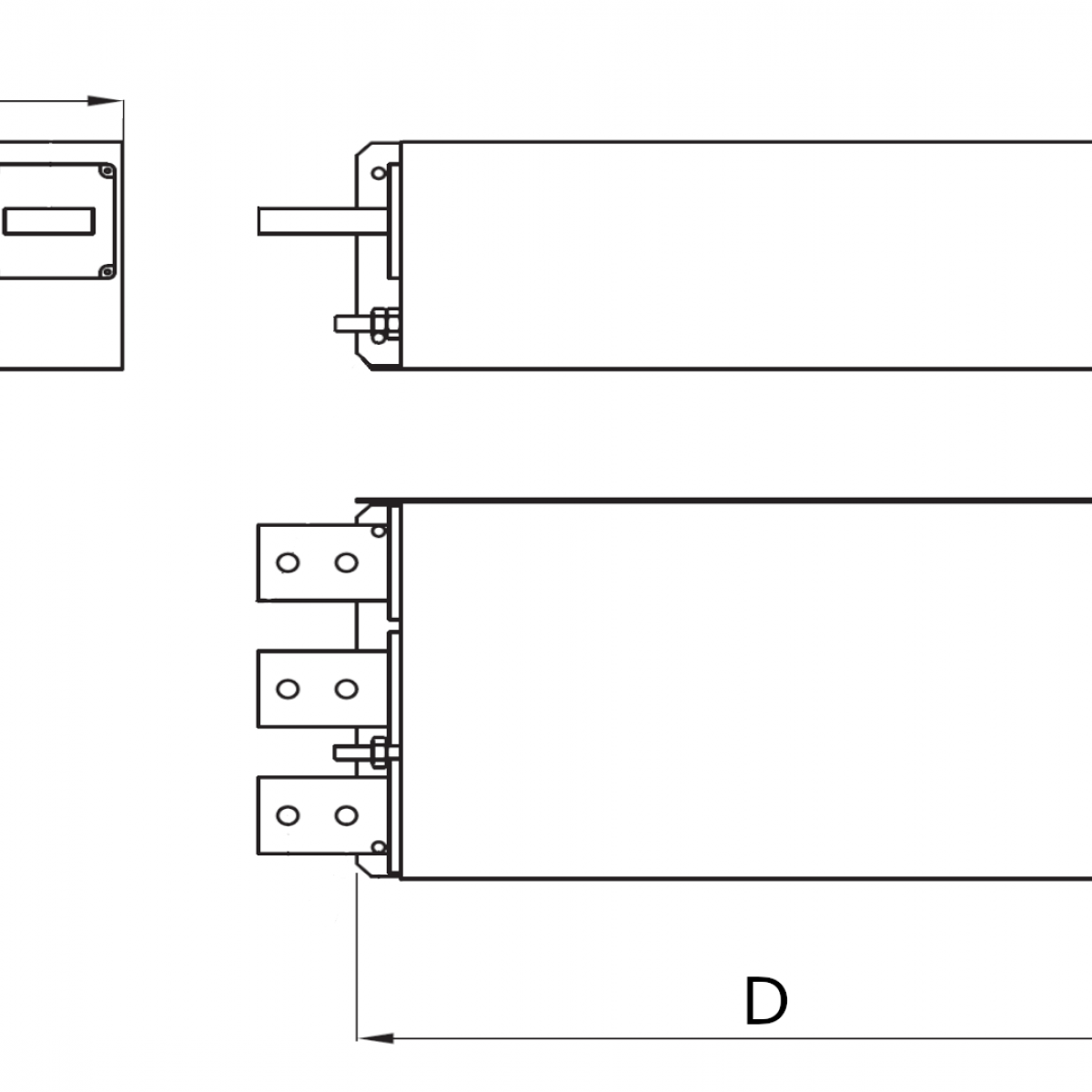 FIN1500 - FIN1500HV EMI/RFI Three Phase Filters, Enerdoor